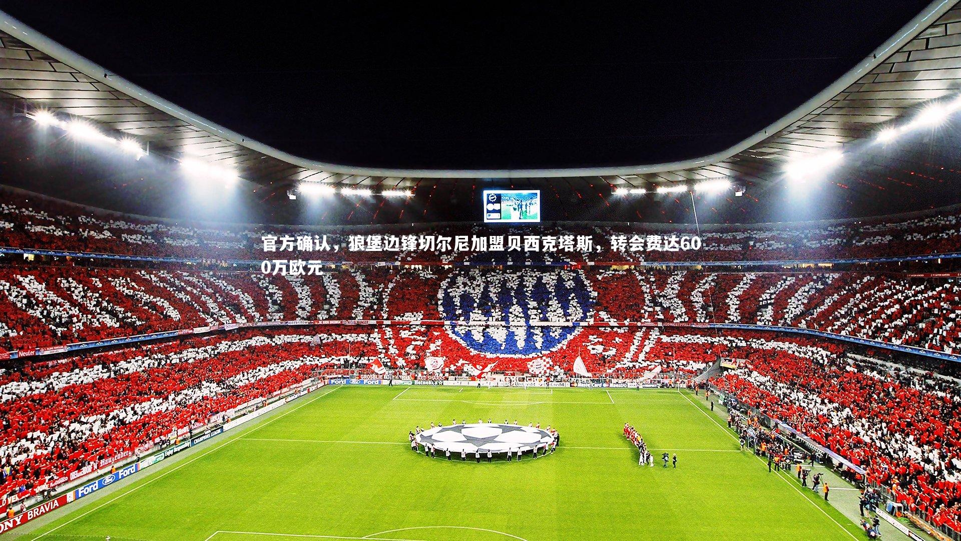 官方确认，狼堡边锋切尔尼加盟贝西克塔斯，转会费达600万欧元